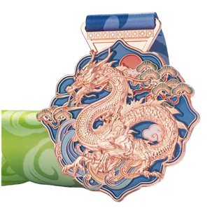 Antique Silver-Plated UV Printed Iron Zinc Alloy Medals Custom Commemorative PIN Various Styles Casting Metal Crafts Collectible