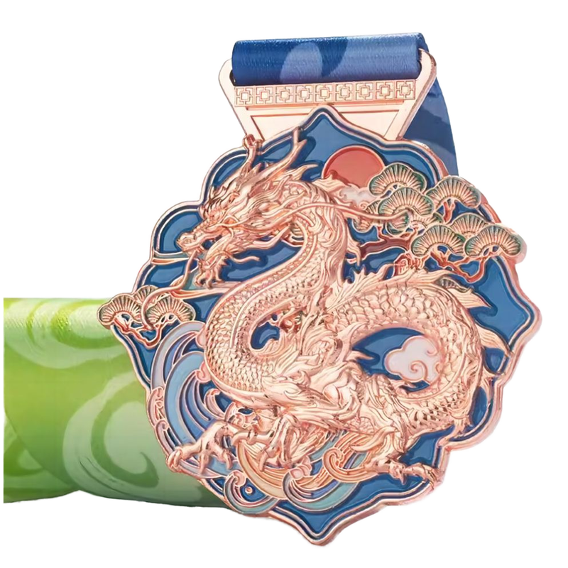 Custom Alloy Commemorative Medals Antique Casting