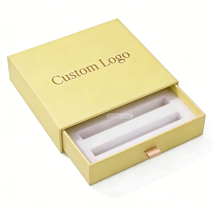Custom Logo <b>Biodegradable</b> Luxury Drawer Gift Box with Foam Insert Eco-Friendly <b>Packaging</b> for Premium Gifts - Product Image 3