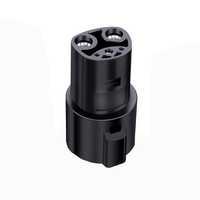 Adaptateur de charge pour voiture électrique SAE J1772 vers Tesla 60A 80A 250V Niveau 1 et Niveau 2 Prise de chargeur EV pour Tesla Model 3/Y/S/X