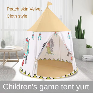 Có thể giặt có thể gập lại teepee Lều trẻ em lâu đài hình dạng trong Nhà lều nhựa Polyester Vải ngoài trời chơi lều cho trẻ em - Product Image 2