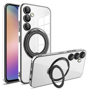 Funda de succión magnética para Samsung Galaxy S24 23 <span class=keywords><strong>22</strong></span> Plus Ultra <span class=keywords><strong>A12</strong></span> A13 A14 A52 A52S A23 A24 A34 A54 360 cubierta de anillo de soporte de rotación - Product Image 1