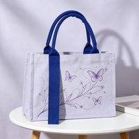 Sac fourre-tout en toile personnalisé avec motif de dessin animé, durable, recyclé, pour le shopping quotidien, le rangement, le sport, ou comme cadeau artisanal pour les fêtes