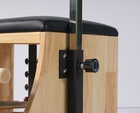 MJD W18Reap Cercle Magique Portable et Durable en Bois de Chêne et d'Érable pour Exercices de Fitness et Pilates Studio