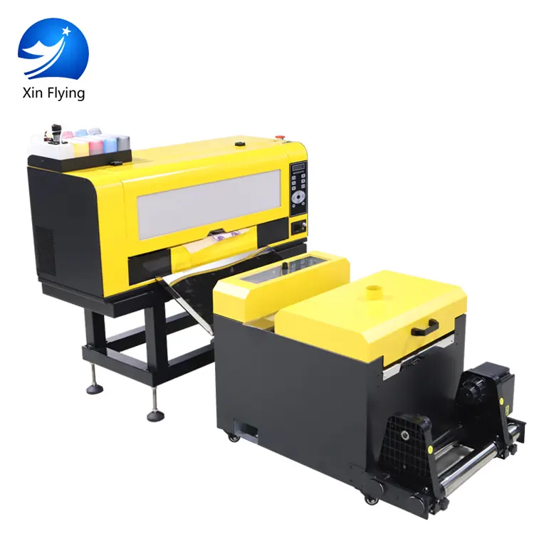 Xin Flying 2023 hot sale 30cm dtf printer with 2pcs epson XP600 print heads matched with hoson board