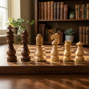 Custom Designed Handmade Luxury Decorative <b>Wooden</b> Pipe <b>Chess</b> <b>Set</b> for Children Early Education Gift <b>Set</b> Export - Product Image 3