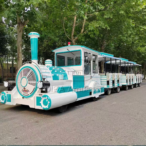 Thiết Kế Mới Tùy Chỉnh Vui Chơi Giải Trí Công Viên Train <span class=keywords><strong>Rides</strong></span> Lớn Điện Tham Quan Trackless Train Cho Bán - Product Image 1