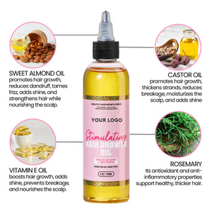 Huile Capillaire Stimulante Croissance Cheveux au Romarin 100% Naturelle 120ml Format Géant Marque Privée pour Soins Capillaires, Traitement Chute et Soins du Cuir Chevelu - Product Image 2