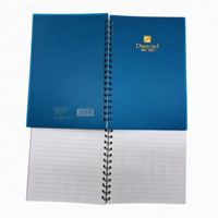 Carnet à spirale transparent B5 simple, carnet à spirale à couverture rigide, carnet à spirale ligné personnalisé en gros pour l'étude quotidienne des étudiants
