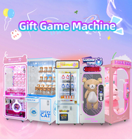 Jeu à pièces pour salle de divertissement Poupées à saisir Distributeur de bonbons Plateau à pousser Arcade Griffe Grue Machine