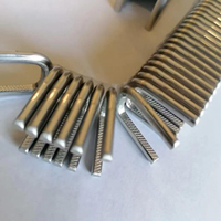 Lukuan 808 810 U-vormige aluminium U-clip nietjes worstvleesverpakking afdichtingsclips gemaakt in Hebei