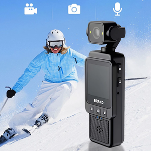 Mini caméra d'action numérique 2025 avec écran IPS 3,5 pouces, anti-tremblement, Wi-Fi, 4K HD CMOS, grand <span class=keywords><strong>angle</strong></span> 180°, vision nocturne, MicroSD, montre - Product Image 2