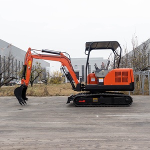 Miniexcavadora de 3 Toneladas con Cabina para Instalación de Postes de Señalización y Buzones en Jardines, Color Personalizado, Servicio OEM y ODM - Product Image 2
