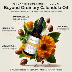 Huile de Calendula Pure à 100% OEM ODM, Huile de Calendula Naturelle Brute en Vrac, Huile Essentielle pour Soins de la Peau, Massage, Utilisation pour Bébés et Cosmétiques - Product Image 2