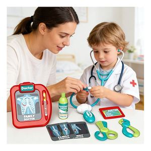 Kit de Doctor para Niños, Juego de Imitación de Herramientas Médicas de Plástico, Juego de Roles de Hospital, Juguetes Educativos de Aprendizaje, Juego de Regalo para la Imaginación de los Niños - Product Image 5