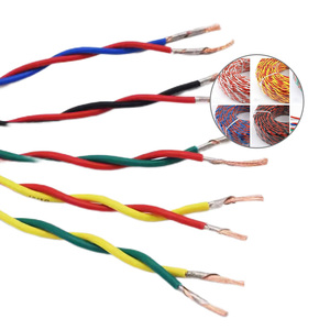 Đôi cặp cáp xoắn linh hoạt điện áp thấp 0.5mm 1mm 1.5mm 2.5mm PVC cách điện đồng cáp điện cho xây dựng - Product Image 1