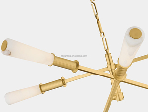Lustre <span class=keywords><strong>en</strong></span> alabâtre <span class=keywords><strong>en</strong></span> forme de branche d'arbre, style nordique minimaliste, loft, café, rétro, créatif, lampe suspendue LED - Product Image 6