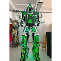 Costumes Robotiques de Cosplay en Gros pour Usine, Grande Taille 2,7m, Réalistes, pour Promotion Commerciale, Salons Professionnels, Danse, LED, Nuit, Personnalisables