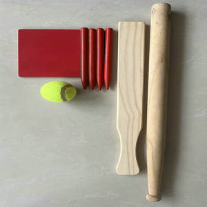 Custom Outdoor Wooden <strong>Rounders</strong> <strong>Set</strong> for Cricket Bat &amp; Softball Yard Games Sports &amp; Entertainment Product - Product Image 5