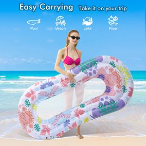 Flotador Inflable para Piscina, Hamaca Acuática, Multicolor, para Tomar el Sol en la Piscina, Playa, Fiestas al Aire Libre - Product Image 4