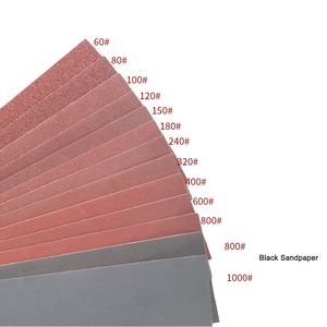 ชุดม้วนกระดาษทรายสำหรับขัดไม้80/120/180/240/320/400สีแดงสำหรับขัดไม้โลหะ - Product Image 4