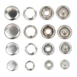 Custom Silver Prong Press Metal Five Claw Brass Metal Prong Ring Snap <b>Button</b> - Product Image 5