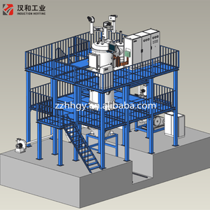 Horno de inducción de fábrica de atomizador de gas de 150KG para producir 15-53um MIM Impresión 3D Polvos de aluminio Metalurgia de polvos - Product Image 4