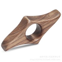 5 Styles 3 couleurs en gros en bois mignon coeur naturel noyer pouce signet à la main amoureux des livres cadeaux littéraires porte-Page