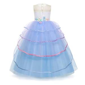 Robe longue élégante pour filles MS, costumes d'Halloween, fête d'anniversaire, costumes de licorne pour enfants, costume de princesse pour enfants - Product Image 5