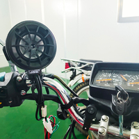 Nouveau simulateur d'effets sonores universel en ABS avec Bluetooth et FM pour vélos électriques/karts/motos 24-80V (sortie 2x10W)