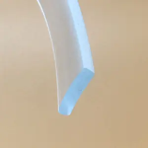 Çin Led ampul ışık kutusu Seg silikon şerit kauçuk kenar kenar contaları şerit yapılan
