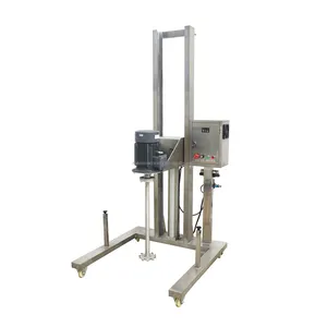 paint color ink mixers making mixing disperser dispersion machine industrial with mobile electric/pneumatic air lifting stand