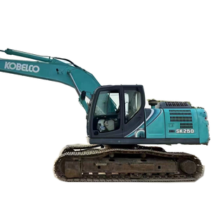 Pelle sur chenilles d'occasion originale Kobelco SK250D du Japon pelle de 25 tonnes vente bon marché briseur de godet en bon état - Product Image 1