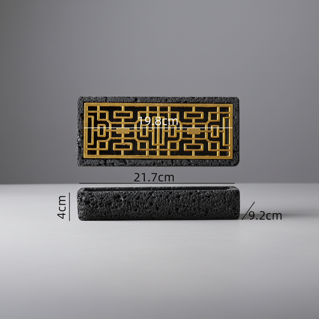 Tipo B rectangular negro