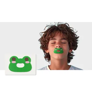 Cinta bucal verde naranja personalizada para niños que respiran bien para que los niños ayuden a dormir mejor cinta transpirable para cerrar la boca