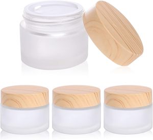 In Stock Clear PET <b>Plastic</b> Round <b>Jar</b> with Screw Lid 1oz 2oz Container for Face Body Cream - Product Image 1