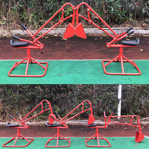 Детский металлический мини-экскаватор с песочницей для От 3 до 6 лет пляжного и наружного использования, эргономичное седло - Product Image 6