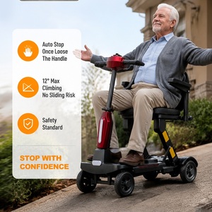 <span class=keywords><strong>Scooter</strong></span> électrique à batterie amovible, pliable, 4 roues, 22 kg, frein électromagnétique à arrêt automatique <span class=keywords><strong>pour</strong></span> les personnes âgées, idéal <span class=keywords><strong>pour</strong></span> les voyages - Product Image 6