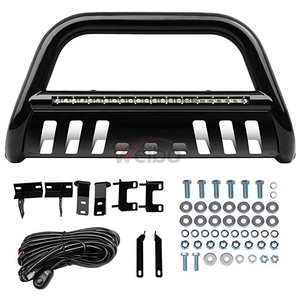 Pare-chocs avant en acier inoxydable 3 "avec garde pourToyota Hilux Vigo 2009-2014 - Product Image 1
