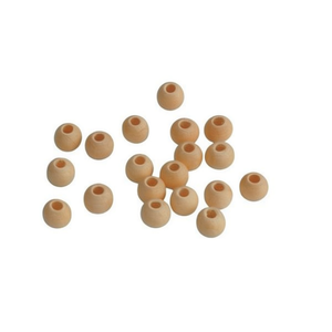 Perline in legno Ilan da 12 mm, rotonde, con foro grande, per la creazione di gioielli e forniture per artigianato - Product Image 1