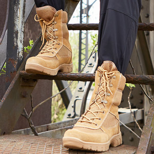 Haute qualité absorbant les chocs haut-top extérieur en gros botte grosses chaussures escalade désert Combat bottes tactiques - Product Image 3