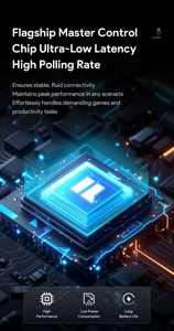 G1 PAW3311 Sensor Max 10000 DPI Maus Wiederauf ladbare 1K Wireless <span class=keywords><strong>Mouse</strong></span> Gamer 2,4 GHz BT Custom Gaming <span class=keywords><strong>Mouse</strong></span> für PC Laptop - Product Image 4