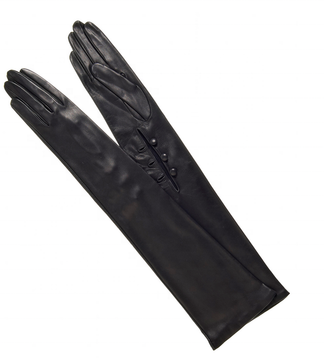 VONJUMA Gouden Satijnen Classic avondhandschoenen voor VONJUMA Gouden Satijnen Classic avondhandschoenen voor