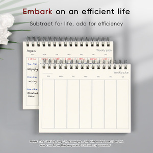 Planificador Semanal Espiral, Calendario Semanal de Escritorio para Organización de Oficina - Product Image 3