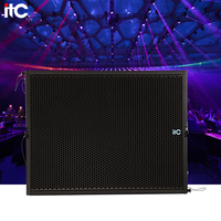 Système de haut-parleurs Line Array professionnels 800W pour scène avec boîtier en bois