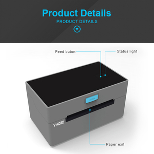Impresora de Etiquetas Térmicas de 4 Pulgadas, Impresora de Etiquetas de Embalaje 4x6, Impresora de Guías de Embarque, con Interfaz USB, LAN, BT, WIFI Opcional - Product Image 3