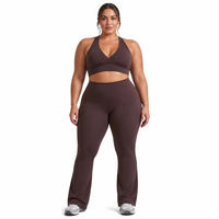 Pantalon de yoga sans couture à taille haute élastique pour femme, grande taille, extensible dans quatre directions, leggings de sport écologiques, vente en gros, personnalisation ODM