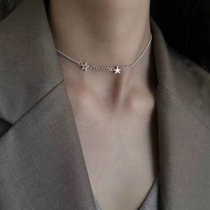 สร้อยคอรูปดาว S925 เงินสเตอร์ลิง ดีไซน์เรียบง่าย สำหรับผู้หญิง สวมใส่ได้ทุกวัน - Product Image 1