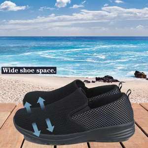 Chaussure d'hôpital pour hommes et femmes, sandales de qualité médicale, Non tissées, souliers de marche en maille pour diabète, bon marché - Product Image 6