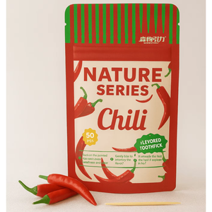 Tusuk Gigi Rasa Cabai Zahnstocher Mit Geschmack Tusuk Gigi Beraroma Tusuk Gigi Rasa Beraroma Berhenti Merokok - Product Image 1